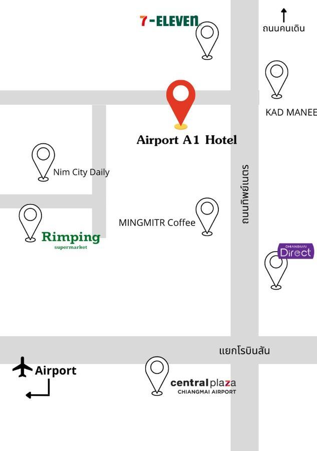 Airport A1 Hotel Chiang Mai Luaran gambar